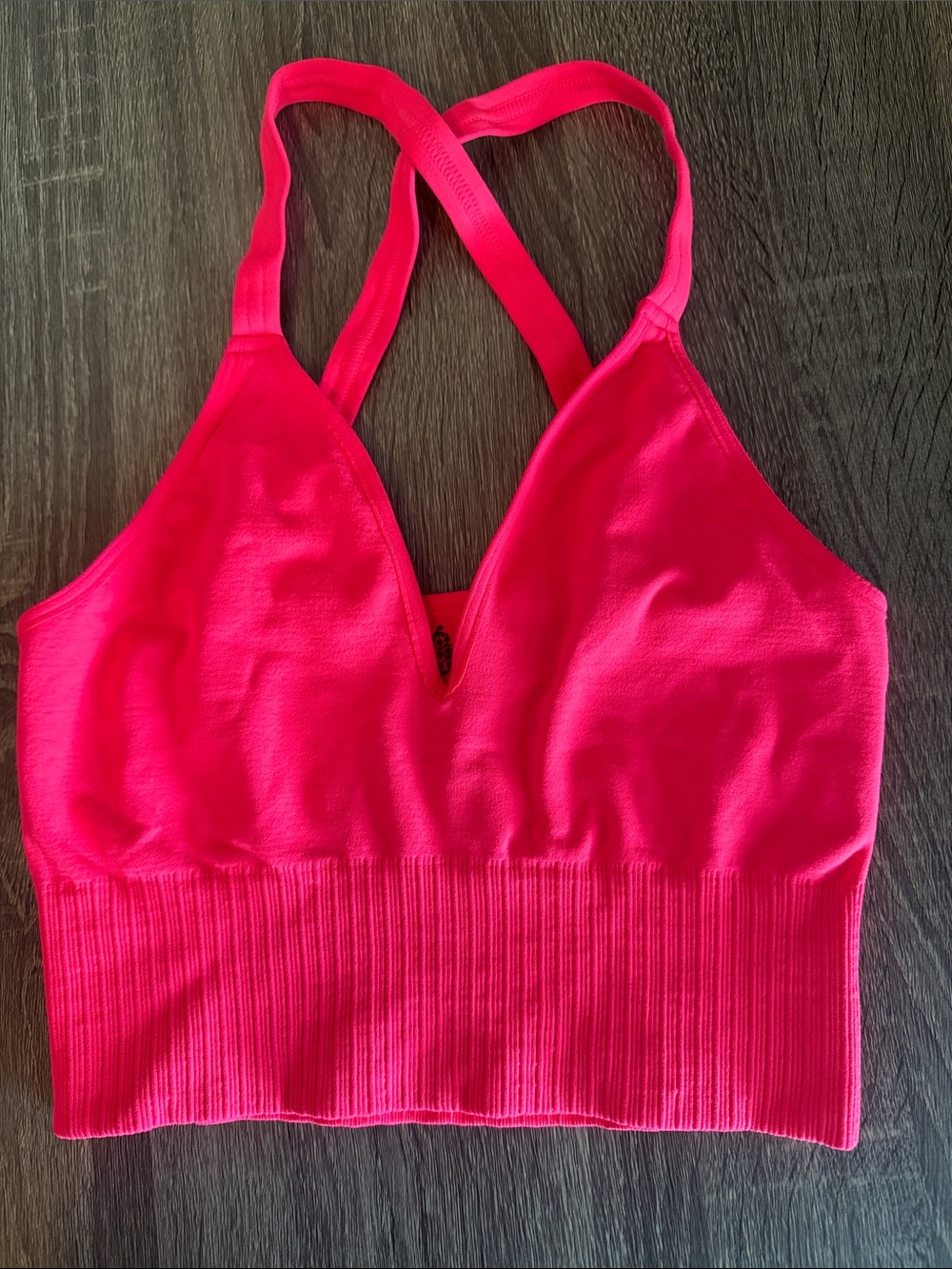 FP Movement by Free People Hot Pink Good Karma Crop Tank xs/s